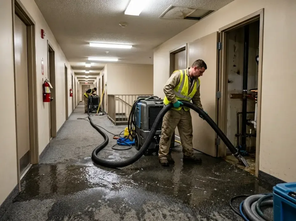 multi-unit-apartment-hallway-f-005 — frequently asked questions, Emergency Burst Pipe Water Extraction & Removal in Lusby, MD